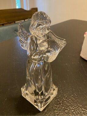 MIKASA Herald Collection Angelic Harp Crystal Angel